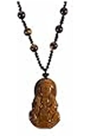 Lachineuse Halsketting Boeddha, Guanyin, tijgeroog, Eén maat, tijgeroog, tijgeroog