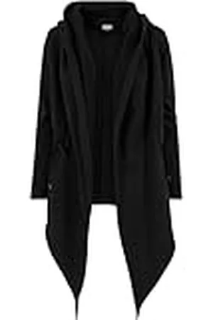 Urban classics Dames Hooded Sweat Cardigan Cape, , M