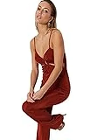 Trendyol Effen gebreide jumpsuit voor dames, , 64