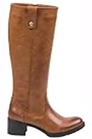 Chattawak Dames 8PERRINECAMELBROSSE41 Hoge laarzen tot aan de knie, Camel Brush, 41 EU, , 41 EU