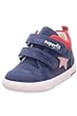 Superfit Moppy sneakers voor meisjes, Blauw Rood 8030, 21 EU