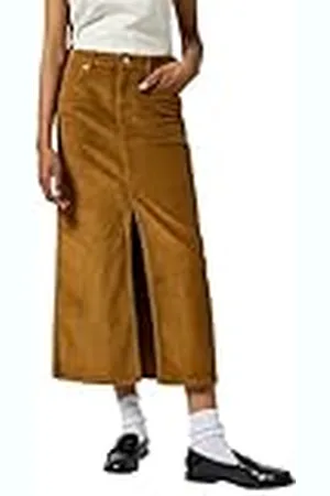 Wrangler Corduroy maxi rok voor dames, , XL
