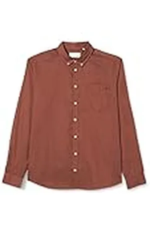 Casual Friday Anton Bd Ls Lyocell Shirt voor heren, 181326 / Nutmeg, S