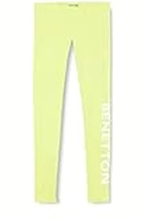 Benetton (Z6ERJ Leggings 3MT1I0989, lime, 28M, XXS voor meisjes, , XXS
