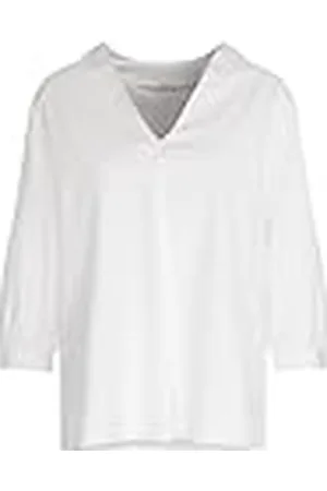 Seidensticker Dames tuniek - Fashion Blouse - Regular Fit - V-hals - 3/4-mouw - katoenmix - Stretch, , 48