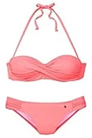 QS by s.Oliver Beugel-Bandeau-Bikini , apricot, 36/C