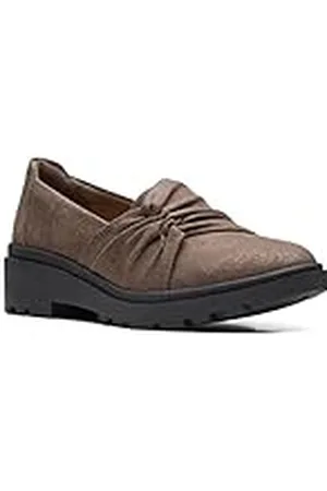 Clarks Platte instappers in Calla-stijl voor dames, , 42 EU breed
