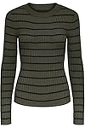 Pieces® Dames Pccrista Ls O-Neck Knit Noos Bc Pullover, , XL
