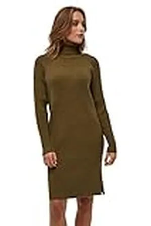 Minus AVA Knit Turtleneck Casual jurk voor dames, , XL