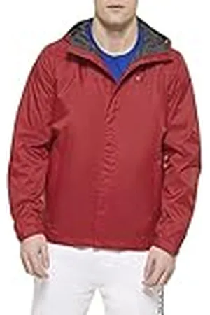 Tommy Hilfiger Waterdichte ademende regenjas met capuchon voor heren, , 2X