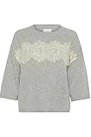 Part Two LukayaPW Vrouwelijke Boxy Fit 1/2 Sleeve Pullover, , S