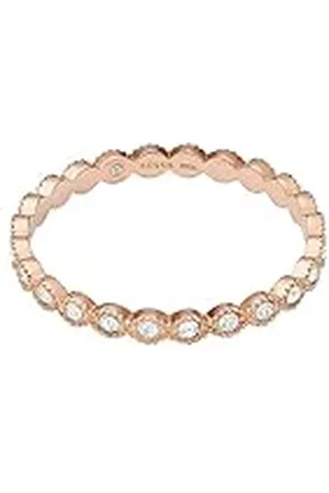 Fossil Damesring Sadie All Stacked Up Rose Gold-Tone Stainless Steel Band Ring