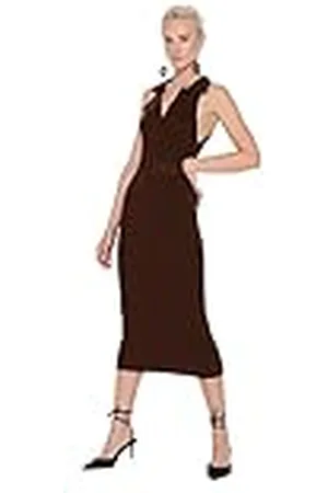Trendyol Dames Midi Bodycon Slim Knitwear Jurk, , M