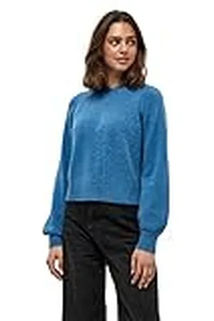 Minus Rosia gebreide trui voor dames, Palace Blue, M