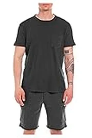 Replay Heren M6455 T-Shirt, 391 Dark Grey, XXL, , XXL