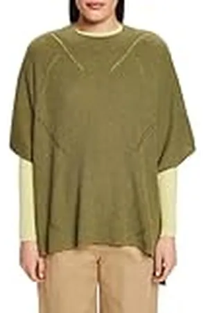 ESPRIT 024EA1Q305 ponchos, 360/olijfgroen, M, , M