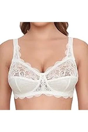 Susa Latina, beha voor dames, zonder beugel, met genaaide cups en in lengte verstelbare bandjes, ideale grip, haaksluiting, , 105E
