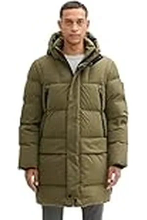TOM TAILOR Heren 1042522 Parka, 11848-Jungle Soil Green, XXL, , XXL