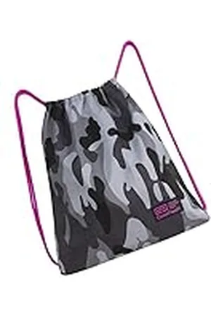 Coolpack Sprint Camo Pink Neon sporttas met trekkoord, uniseks, kinderen, eenheidsmaat, Meerkleurig, Eén maat