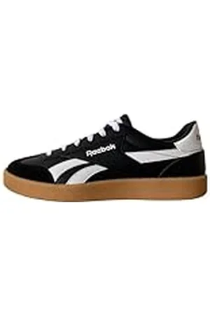 Reebok Unisex Smash Edge S tennisschoenen, zwart/wit/kauwgom, 4 UK, Zwart Wit Gum, 36 EU