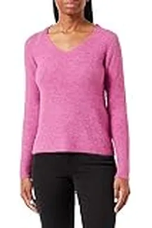 Pieces® Bestseller A/S Dames Pcellen Ls V-hals Knit Noos Bc Trui, , XS