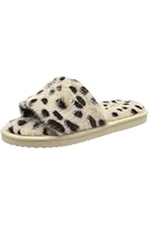 flip*flop Slidefur dots pantoffels, zacht beige, 42 EU