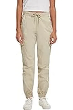 Urban classics Cargobroek voor dames, hoge taille, cargobroek voor vrouwen met hoge tailleband, verkrijgbaar in vele kleuren, maten XS - 5XL, , M