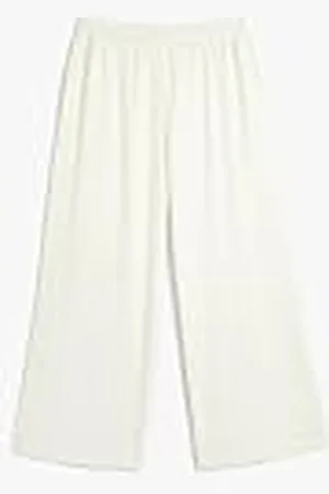 Koton Palazzo broek met lijndetail voor dames met elastische taille, , 40
