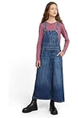 G-Star RAW Dungaree Dress Lange vrijetijdsjurk voor dames, , 14 años