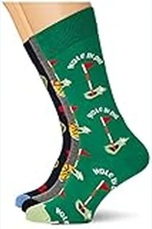 Happy Socks HSGOL08-7300 HS by Sports 3-pack sokken voor heren, multi, 41-46