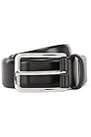 HUGO BOSS Calis-TL Sz35 Italiaanse leren riem met gesp van gepolijst metaal, , 90