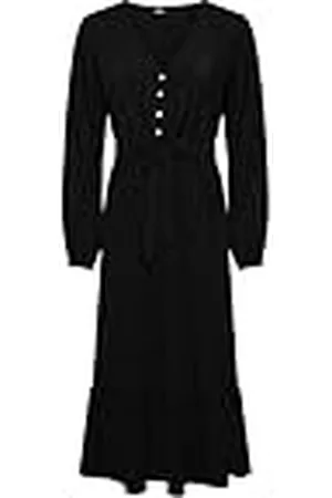 ONLY Dames Onlnova Life Vis Amy lange jurk, effen jurk, , S