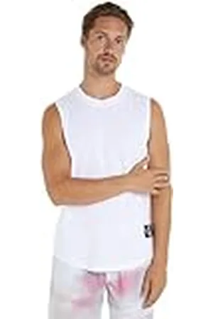 Calvin Klein Jeans Heren Tank Top Monologo Badge Katoen, , XXL
