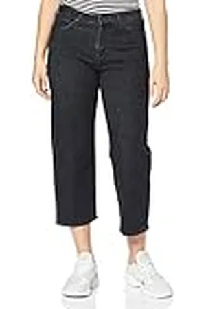 Lee Straight Leg Straight Jeans 5 POCKET WIDE LEG, zwart (Subtle Stone Ad), W28/L33 (Manufacturer Maat: W28/L33)