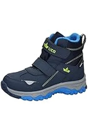 LICO Hanko V winterlaarzen voor jongens, uniseks, marine/blauw/citroen, 11 UK Kind, , 29 EU