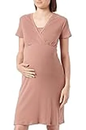 Noppies Dames Tami Nursing Rib Pyjama Dress Ss nachthemd, , XS-S