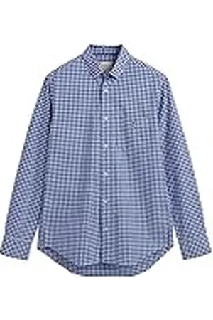GANT Reg Poplin Gingham Shirt voor heren, , S