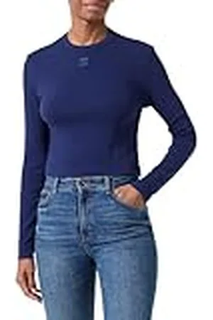 HUGO BOSS HUGO Gestapeld Logo Geribbelde Top Met Lange Mouwen, , L