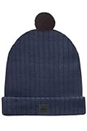 Pinókio Warme wintermuts, 50% katoen, 45% acryl, 5% polyurethaan, marineblauw, jongens, maat 47-52 (50), , 50 cm