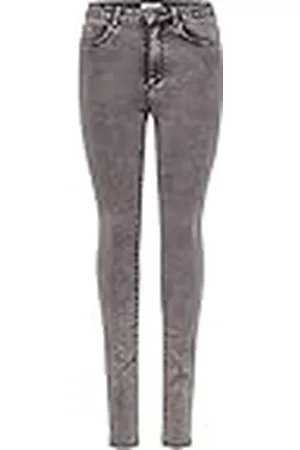 ONLY ONLRoyal Reg Skinny Fit Jeans voor dames, (dark grey denim), (M) W x 34L