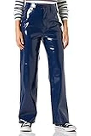 JACK & JONES Jxkenya Hw Stra Faux Leather Pant Noos Damesbroek, , S
