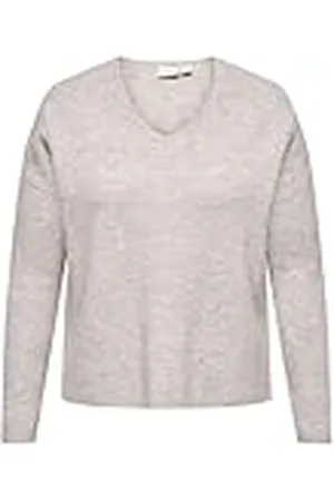ONLY Carcamilla dames V-hals L/S KNT Noos pullover, , 50-52 Grote maten