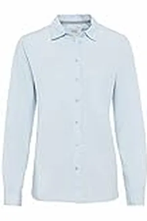 Camel Active Womenswear Damesblouse 3097225S72, lichtblauw, M
