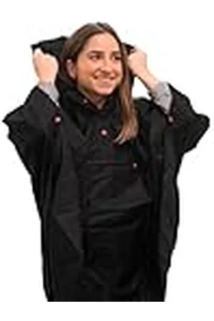 SMATI Regenponcho/regencape met capuchon mode dames kwaliteit waterdichte stof outdoor activiteit fiets motorfiets wandelen, , Eén maat