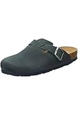 Rohde Heren Clog Pantolette Lederen Gesp Comfortabel Grado 6698, , 40 EU Breed