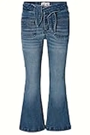 Noppies Kids Girls Denim Pants Flared Fit Kingstree Jeans, Medium Wash-P534, 92