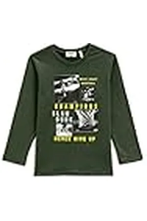 Koton T-shirt met lange mouwen met fiets-uitsnijding, , 6-7 jaar jongens