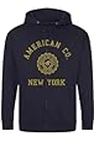 American College Sweatshirt Sweatshirt Print Warme Kleding Uniseks Mannen en Vrouwen Casual Model ACSZW4 Navy L, , L