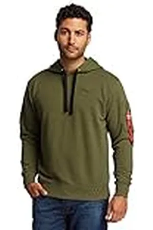 Alpha Industries X-Fit Hoody Sweat met capuchon voor heren Dark Green