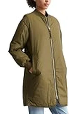 Marc O’ Polo Marc OPolo Denim overgangsjas voor dames, met gebreide kraag, long-Blouson, , XS